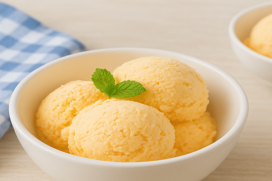 Receita de Sorvete Caseiro com 3 Ingredientes Simples e Deliciosos