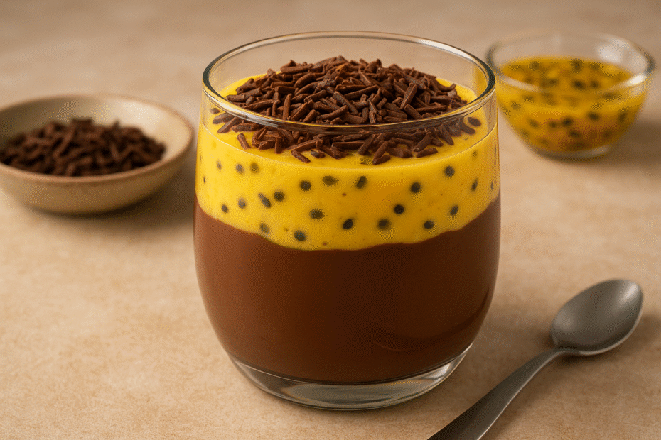 Aprenda a Fazer a Sobremesa de Chocolate com Maracujá que Encanta Todo Mundo