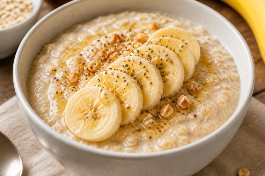 Mingau de Aveia com Banana Fácil: Veja Como Preparar